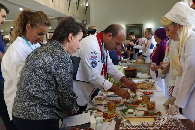 Kayseri'de yemeğin ustaları yarıştı